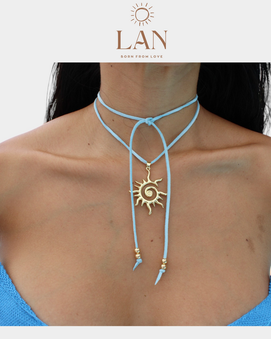 Sun Spell Ribbon Necklace