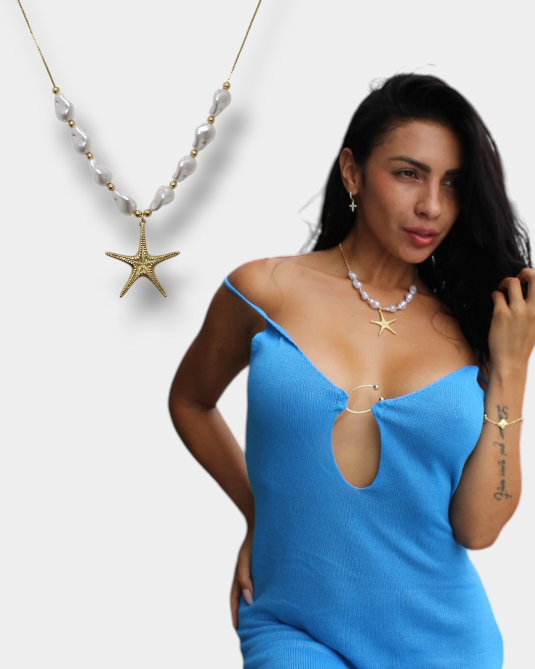 Sea star necklace