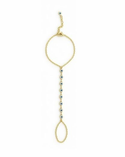 Blue Evil Eye Hand Chain