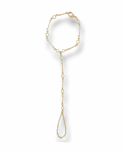Gold Hand Chain Bracelet – 18K Gold Plated