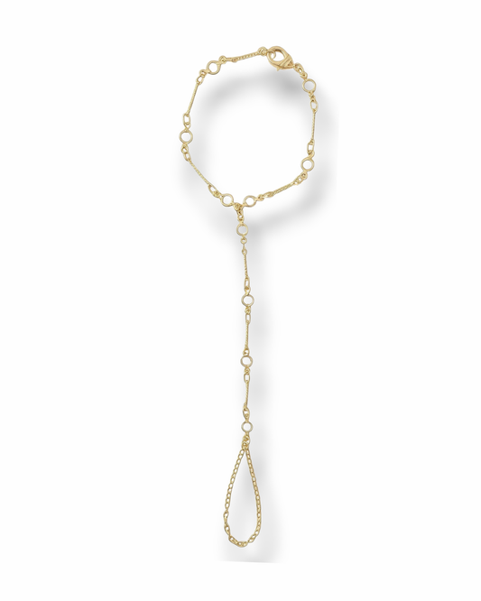 Gold Hand Chain Bracelet – 18K Gold Plated