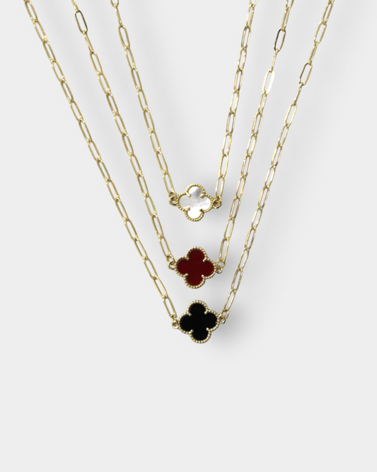 Clover Elegance Necklace 🍀