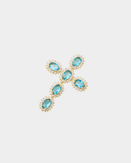 Micropave Cross Necklace