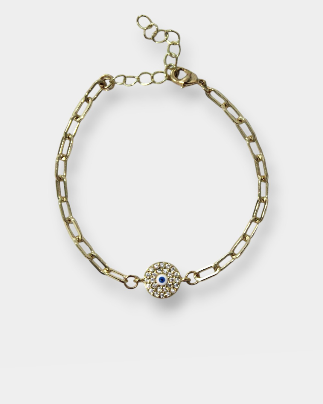 Evil eye bracelet gold