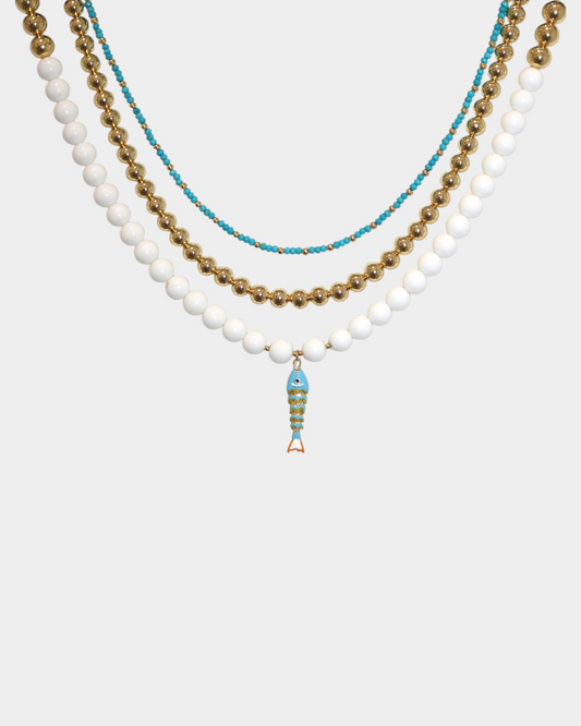 Blue Coral & Koi