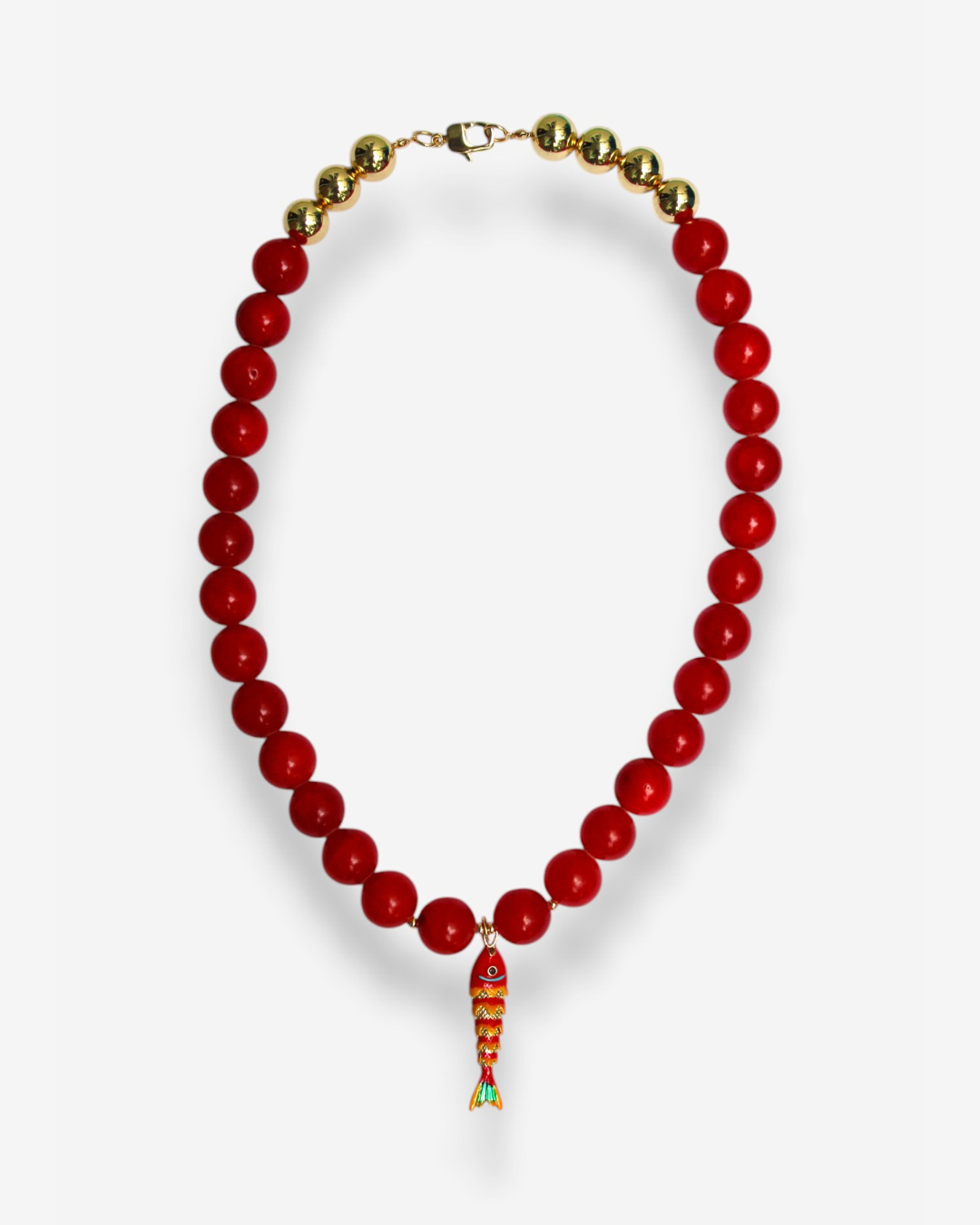 Red Coral & Koi