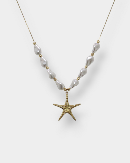 Sea star necklace